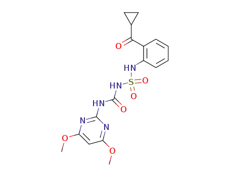 Molecular Structure of 136849-15-5 (Cyclosulfamuron)
