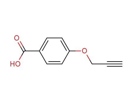 Molecular Structure of 21926-55-6 (Benzoic acid, 4-(2-propynyloxy)-)