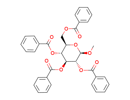 b-D-Glucopyranoside, methyl,tetrabenzoate (9CI) cas  6605-40-9