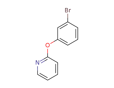 Molecular Structure of 92545-83-0 (2-(3-BROMOPHENOXY)PYRIDINE 97+%)