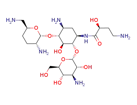 Molecular Structure of 51025-85-5 (Arbekacin)