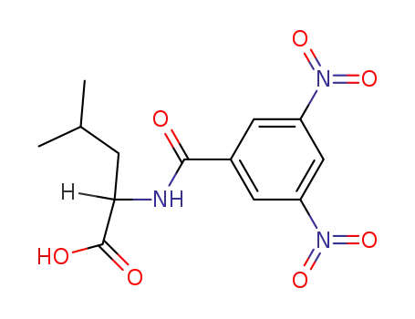 Molecular Structure of 74928-54-4 (N-(3,5-DINITROBENZOYL)-DL-LEUCINE)