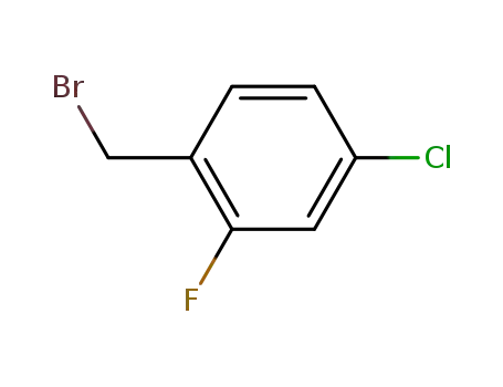Molecular Structure of 71916-82-0 (2-Fluoro-4-chlorobenzyl bromide)