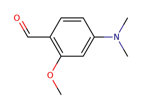 Molecular Structure of 84562-48-1 (4-DIMETHYLAMINO-2-METHOXYBENZALDEHYDE)