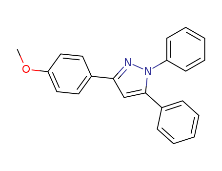 1H-Pyrazole,3-(4-methoxyphenyl)-1,5-diphenyl- cas  33045-40-8