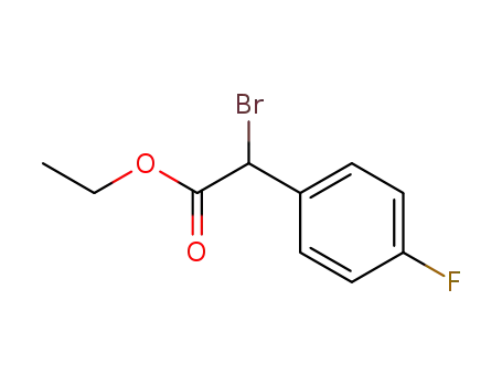 Molecular Structure of 712-52-7 (BROMO-(4-FLUORO-PHENYL)-ACETIC ACID ETHYL ESTER)