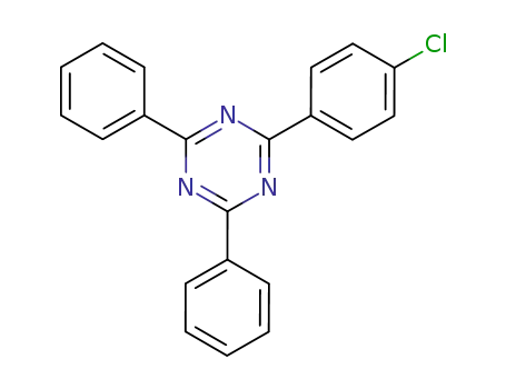 Molecular Structure of 3114-52-1 (2-(P-CHLOROPHENYL)-4,6-DIPHENYL-S-TRIAZINE)