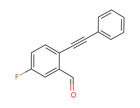 5-fluoro-2-(2-phenylethynyl)benzaldehyde
