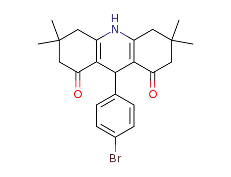 9-(4-bromophenyl)-3,3,6,6-tetramethyl-3,4,6,7,9,10-hexahydroacridine-1,8(2H,5H)-dione