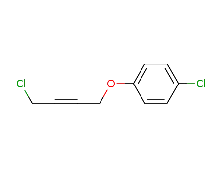 Molecular Structure of 4200-22-0 (Benzene, 1-chloro-4-[(4-chloro-2-butynyl)oxy]-)