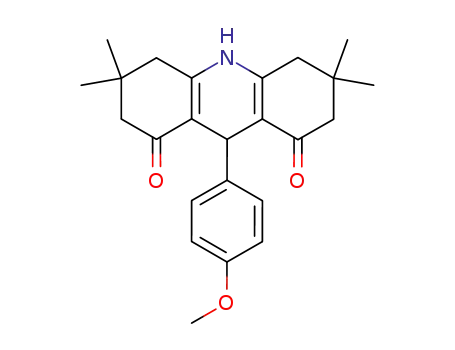 1,8(2H,5H)-Acridinedione,
3,4,6,7,9,10-hexahydro-9-(4-methoxyphenyl)-3,3,6,6-tetramethyl-