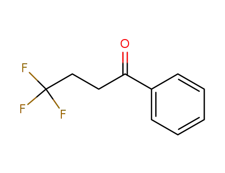 Molecular Structure of 713-02-0 (4,4,4-Trifluoro-1-phenylbutan-1-one)