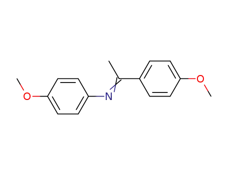 Molecular Structure of 6325-62-8 (4-methoxy-N-[(1E)-1-(4-methoxyphenyl)ethylidene]aniline)