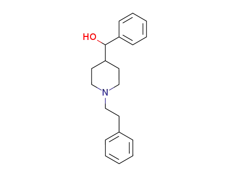 Molecular Structure of 107703-78-6 (ALPHA-PHENYL-1-(2-PHENYLETHYL)-4-PIPERIDINEMETHANOL)