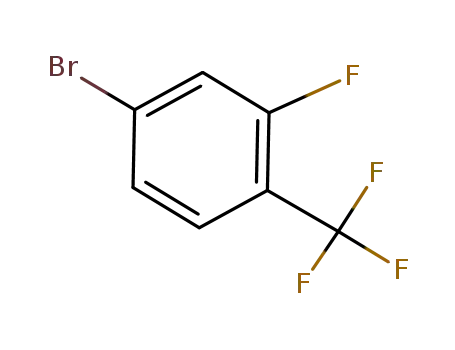 Molecular Structure of 142808-15-9 (4-Bromo-2-fluorobenzotrifluoride)