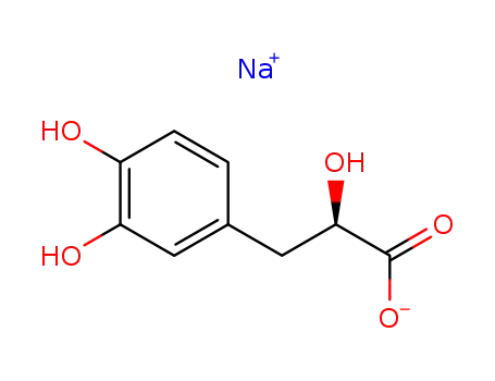 Molecular Structure of 67920-52-9 (Sodium danshensu)