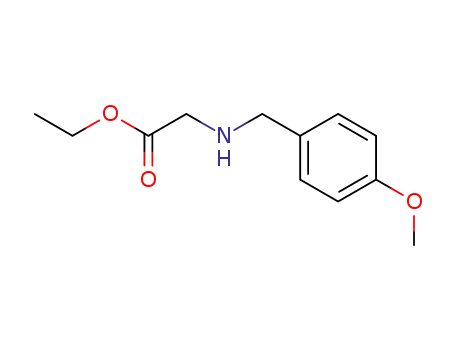 Molecular Structure of 60857-16-1 (Ethyl 2-[(4-methoxybenzyl)amino]acetate)