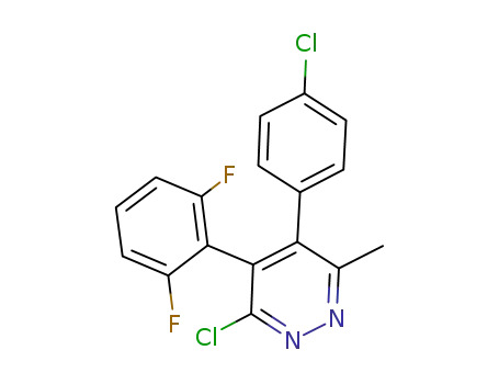 3-Chloro-5-(4-chloro-phenyl)-4-(2,6-difluoro-phenyl)-6-methyl-pyridazine