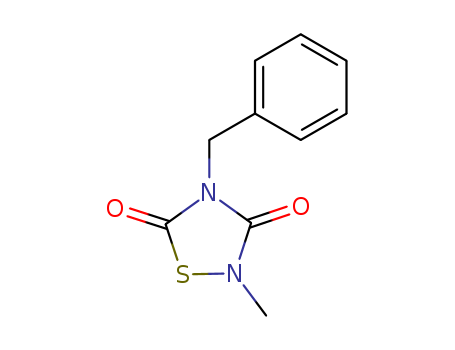 4-Benzyl-2-methyl-[1,2,4]thiadiazolidine-3,5-dione cas  327036-89-5