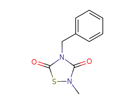 Molecular Structure of 327036-89-5 (4-BENZYL-2-METHYL-1,2,4-THIADIAZOLIDINE-3,5-DIONE)