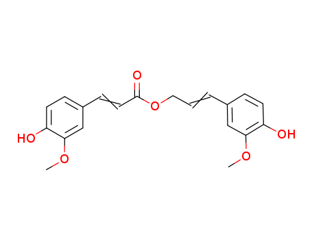 2-Propenoic acid,3-(4-hydroxy-3-methoxyphenyl)-, 3-(4-hydroxy-3-methoxyphenyl)-2-propen-1-ylester