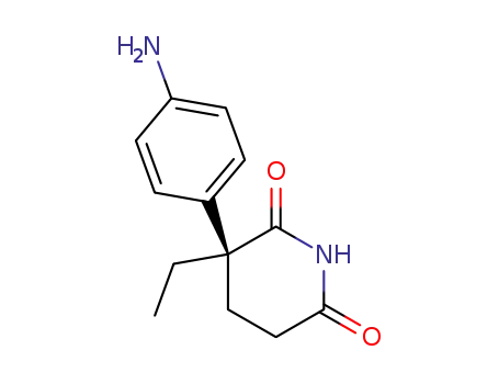 Molecular Structure of 57288-03-6 ((-)-(S)-AMINOGLUTETHIMIDE  97)