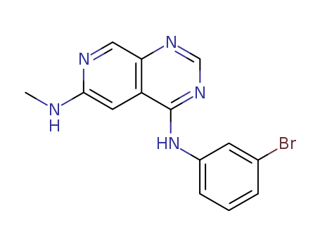 Pyrido[3,4-d]pyriMidine-4,6-diaMine,N4-(3-broMophenyl)-N6-Methyl-