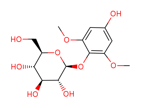 Molecular Structure of 121748-12-7 (b-D-Glucopyranoside,4-hydroxy-2,6-dimethoxyphenyl)