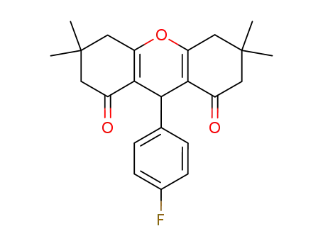 1H-Xanthene-1,8(2H)-dione,
9-(4-fluorophenyl)-3,4,5,6,7,9-hexahydro-3,3,6,6-tetramethyl-