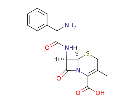7-(α-Amino-DL-phenylacetamido)-3-deacetoxycephalosporanic acid