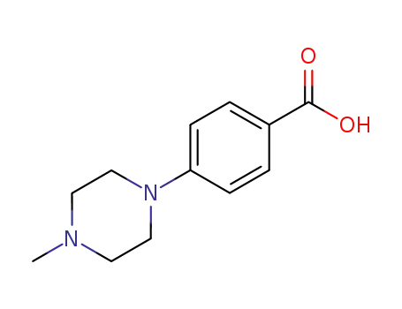 Molecular Structure of 86620-62-4 (4-(4-Methylpiperazino)benzoic acid)