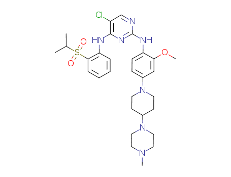 2,4-Pyrimidinediamine,5-chloro-N2-[2-methoxy-4-[4-(4-methyl-1-piperazinyl)-1-piperidinyl]phenyl]-N4-[2-[(1-methylethyl)sulfonyl]phenyl]-