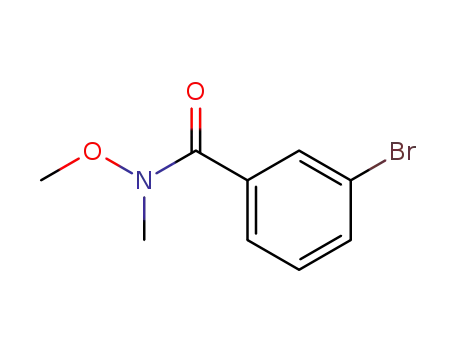 Molecular Structure of 207681-67-2 (3-BROMO-N-METHOXY-N-METHYLBENZAMIDE)