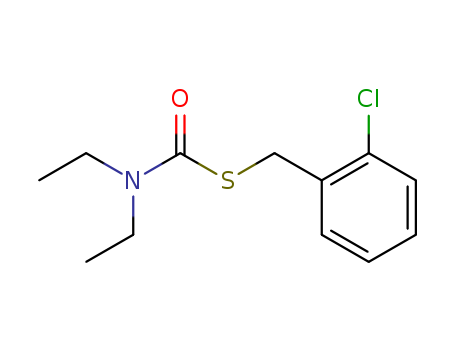 Carbamothioic acid,N,N-diethyl-, S-[(2-chlorophenyl)methyl] ester                                                                                                                                       