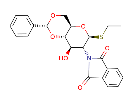 ethyl 4,6-O-benzylidene-2-deoxy-2-N-phthalamido-1-thio-β-Dglucopyranoside