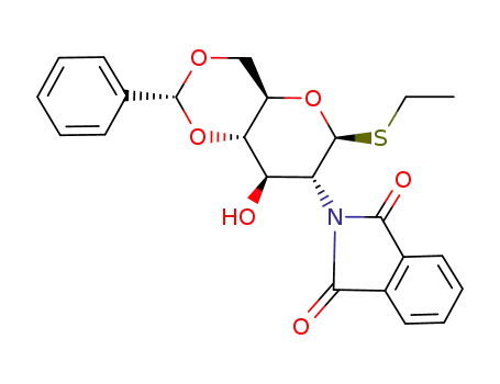 beta-D-Glucopyranoside, ethyl 2-deoxy-2-(1,3-dihydro-1,3-dioxo-2H-isoindol-2-yl)-4,6-O-[(R)-phenylmethylene]-1-thio-