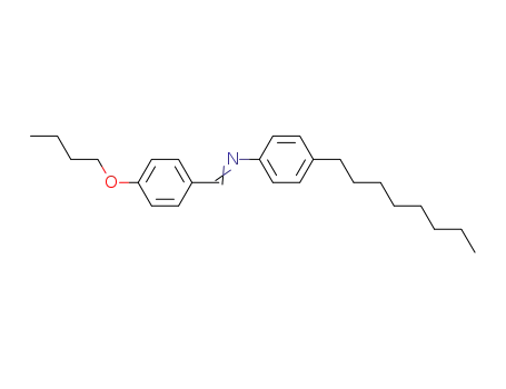 Molecular Structure of 39777-26-9 (P-BUTOXYBENZYLIDENE-P-OCTYLANILINE)