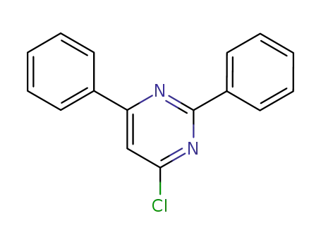 Molecular Structure of 29509-91-9 (4-chloro-2,6-diphenylpyrimidine)