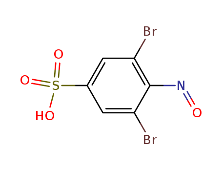 Benzenesulfonicacid,3,5-dibromo-4-nitroso-