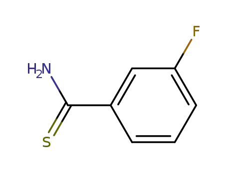 Molecular Structure of 72505-20-5 (3-FLUOROTHIOBENZAMIDE)