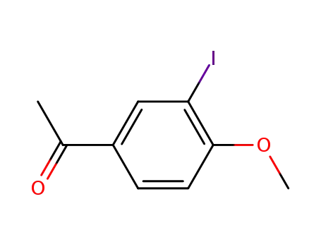 Molecular Structure of 79324-77-9 (3'-IODO-4'-METHOXYACETOPHENONE)
