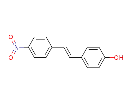 Molecular Structure of 14064-83-6 (4-Hydroxy-4'-nitrostilbene)