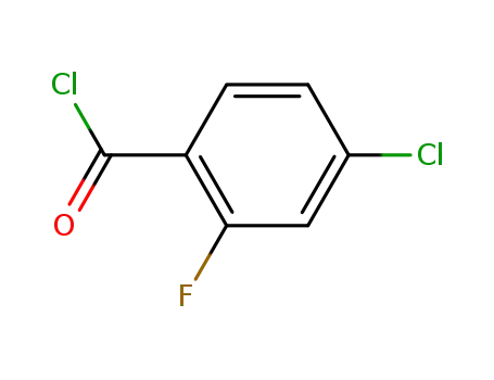 Molecular Structure of 394-39-8 (2-Fluoro-4-chlorobenzoyl chloride)