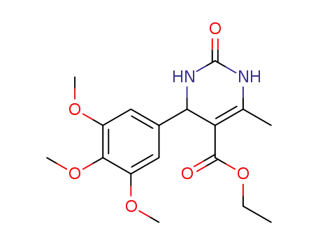 ethyl 6-methyl-2-oxo-4-(3,4,5-trimethoxyphenyl)-1,2,3,4-tetrahydropyrimidine-5-carboxylate