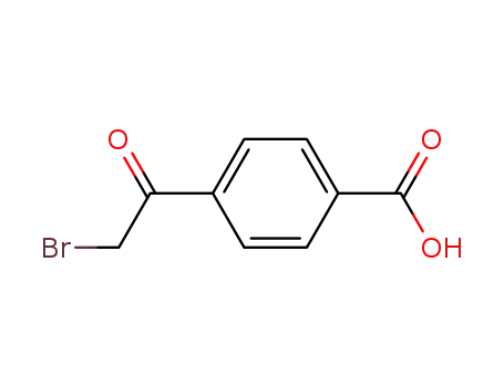 Molecular Structure of 20099-90-5 (4-(2-Bromo-acetyl)-benzoic acid)