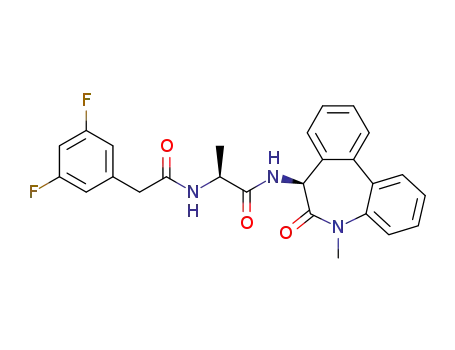 (S)-2-(2-(3,5-Difluorophenyl)acetamido)-N-((S)-5-methyl-6-oxo-6,7-dihydro-5H-dibenzo[b,d]azepin-7-yl)propanamide