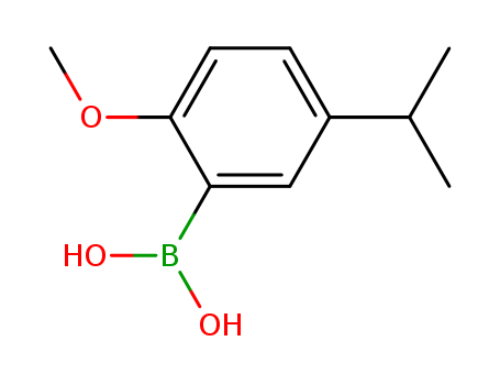 (2-methoxy-5-propan-2-ylphenyl)boronic acid cas no. 216393-63-4 98%