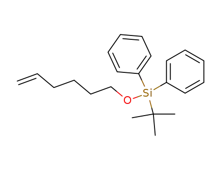 Molecular Structure of 185999-07-9 (tert-butyl(hex-5-enyloxy)diphenylsilane)