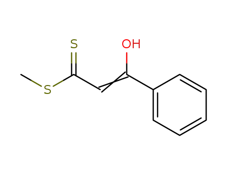 3-Hydroxy-3-phenylpropenedithioic acid methyl ester