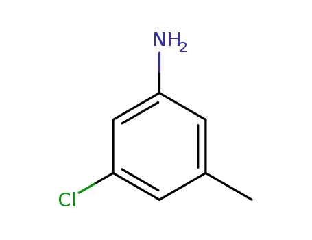 Molecular Structure of 29027-20-1 (3-Chloro-5-methylaniline)